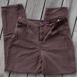 Gloria Vanderbilt Brown Jeans
